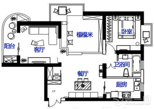 卧室榻榻米装修案例